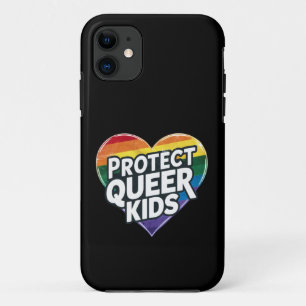 Case-Mate iPhone Case Protéger les enfants queer Rainbow Heart LGBT Prid