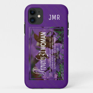 Case-Mate iPhone Case PROVERBEN 31   Mehr als Rubies LILA Case-M