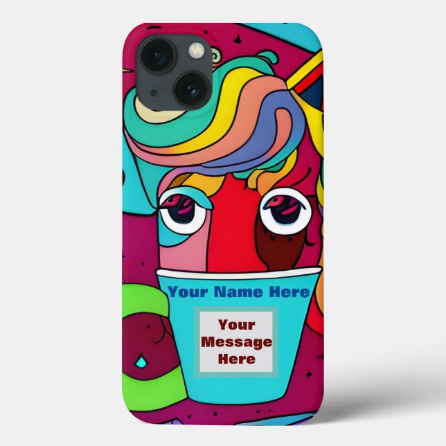 Coques Case-Mate iPhone Psychédélique (Verso)