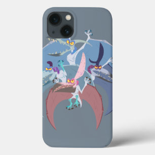 iPhone 13 Coque Pterodactyle Groupe Pile