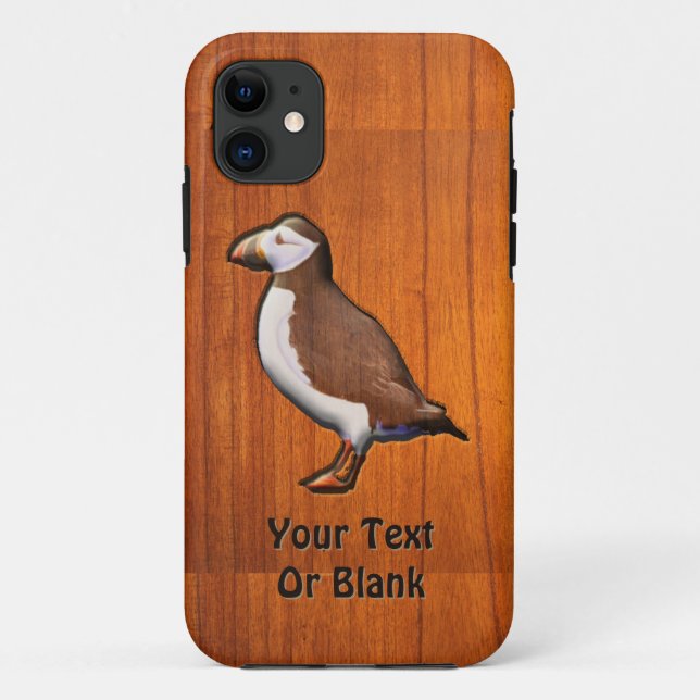 Coques Case-Mate iPhone Puffin atlantique sculpté (Dos)