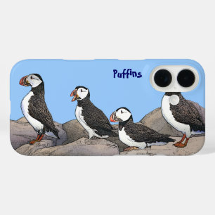 Coque Pour iPhone 16 Puffins de l'Atlantique