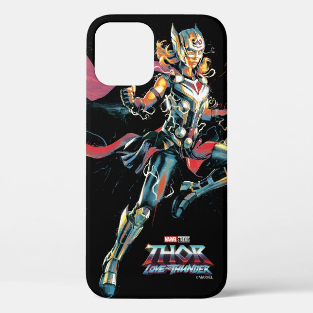 Coques Case-Mate iPhone Puissant Thor Illustré Caractère Art (Verso)