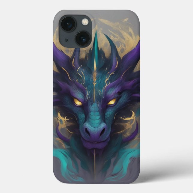 Coques Case-Mate iPhone Puissante tête de dragon mythique (Verso)