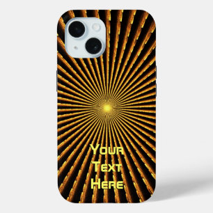 Coque Pour iPhone 15 Pulsar fractal