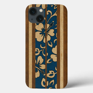 iPhone 13 Case Pupukea Vintage Hawaiian Surfboard iPad Air Cases