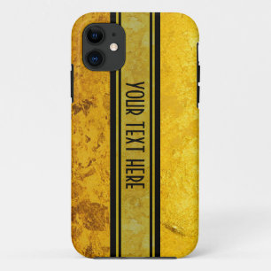 Etui iPhone Case-Mate PURE OR motif / feuille d'or + votre texte