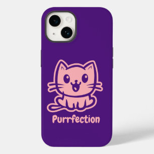 Coque Pour iPhone 14 Purfection, Très Mignonne Chat Anime