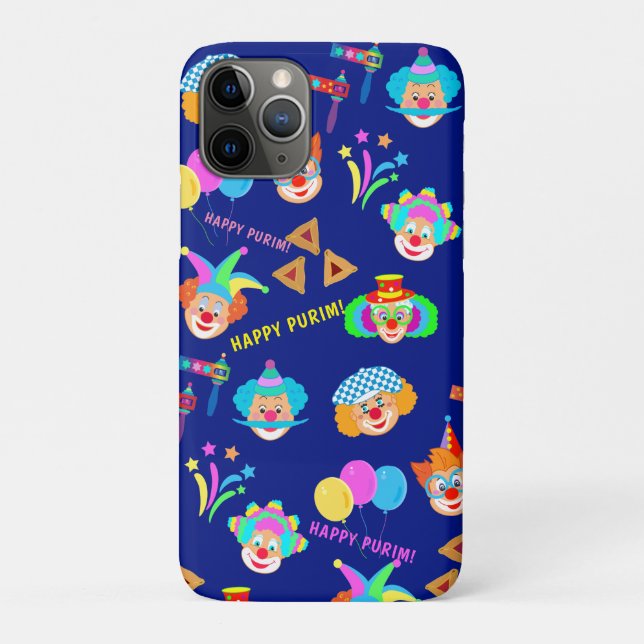 Coques Case-Mate iPhone Purim Festival Kids Party Clown Carnaval mignon (Dos)