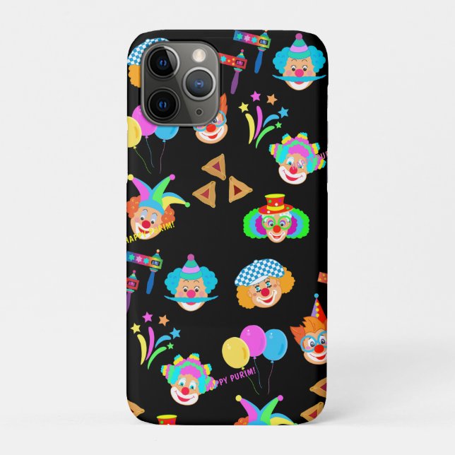 Coques Case-Mate iPhone Purim Festival Kids Party Clown Carnaval mignon (Dos)