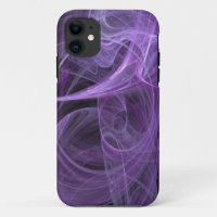 Purple & Bla iPhone 5 Coque-Mate à peine là