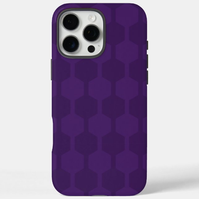 Coques Case-Mate iPhone Purple Cube Lines iPhone Case (Verso)