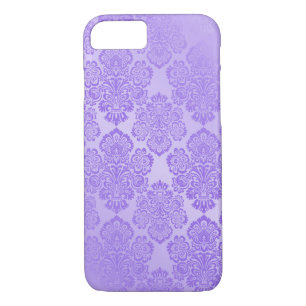 Coque Case-Mate Pour iPhone Purple Elegant Damask