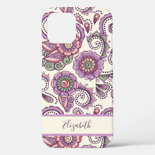 Case-Mate iPhone Case Purple Floral Paisley Motif unique