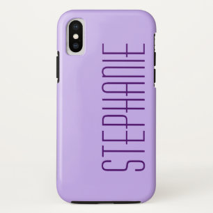 Etui iPhone Case-Mate Purple, Nom Personnalisé, Sturdy