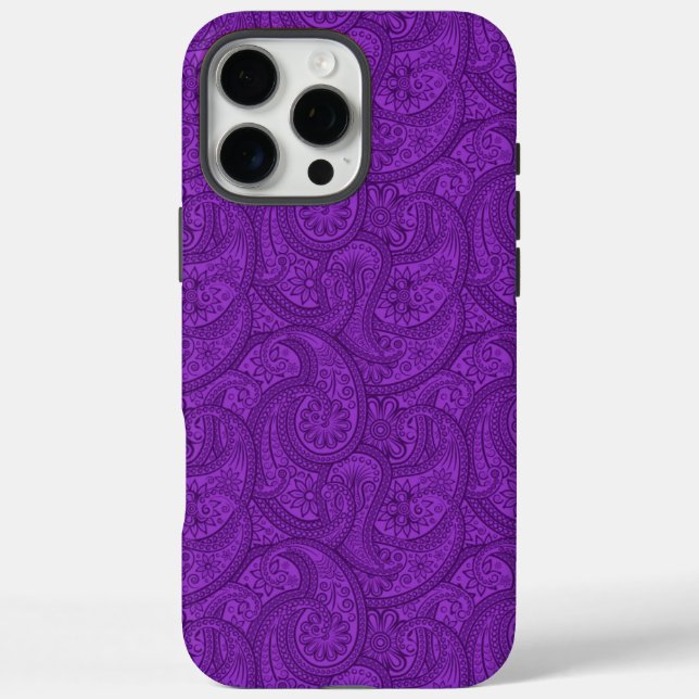 Coques Case-Mate iPhone Purple Paisley (Verso)
