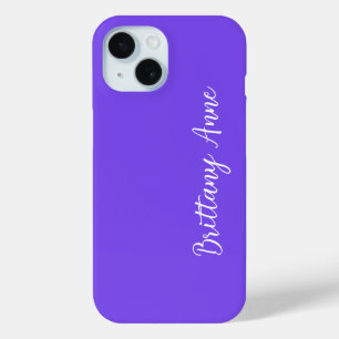 Coque Pour iPhone 15 Purple personnalisé