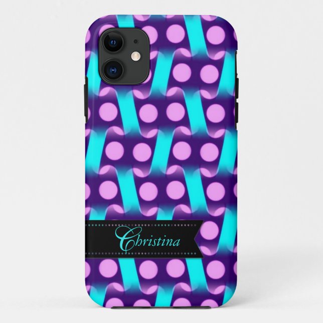 Coques Case-Mate iPhone Purple rose moderne motif iPhone 5 Coque-mate (Dos)