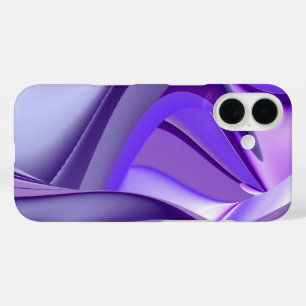 Coques iPhone 16 Purple Snow Dream, Imaginaire Abstrait Rainbow-Art