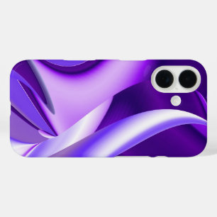 Coque Pour iPhone 16 Purple Snow Dream, Imaginaire Abstrait Rainbow-Art