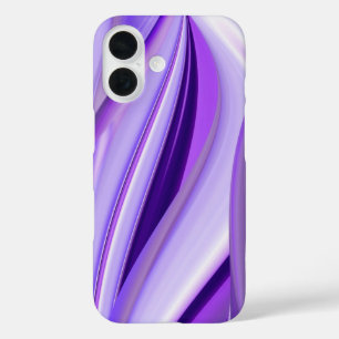 Coques iPhone 16 Purple Snow Dream, Imaginaire Abstrait Rainbow-Art