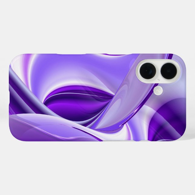 Coques Case-Mate iPhone Purple Snow Dream, Imaginaire Abstrait Rainbow-Art (Verso (horizontal))