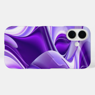 Coques iPhone 16 Purple Snow Dream, Imaginaire Abstrait Rainbow-Art