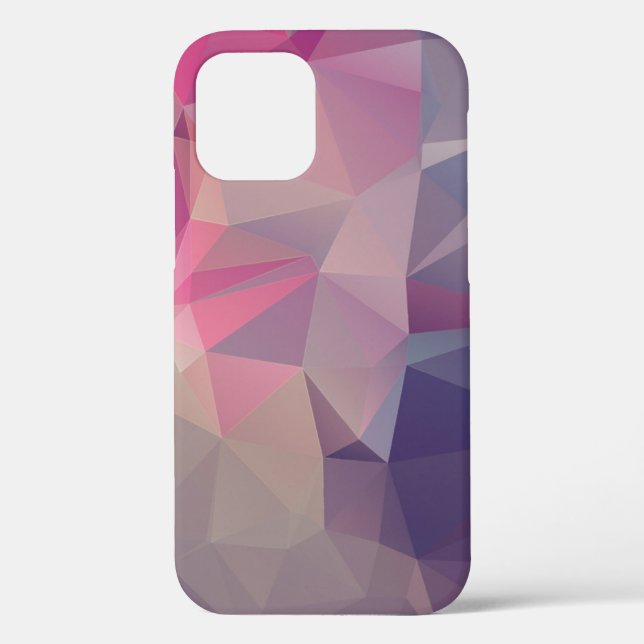 Coques Case-Mate iPhone Pyramide rose violet Abstrait Motif Art Coque-Mate (Verso)