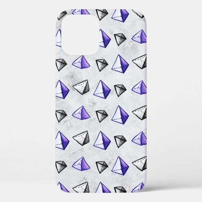 Coques Case-Mate iPhone Pyramides Motif Géométrie Math Enseignant (Verso)
