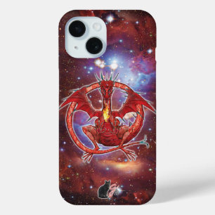 Coque Pour iPhone 15 Pyrope Dragon Cosmique Coque-coque iphone Mate