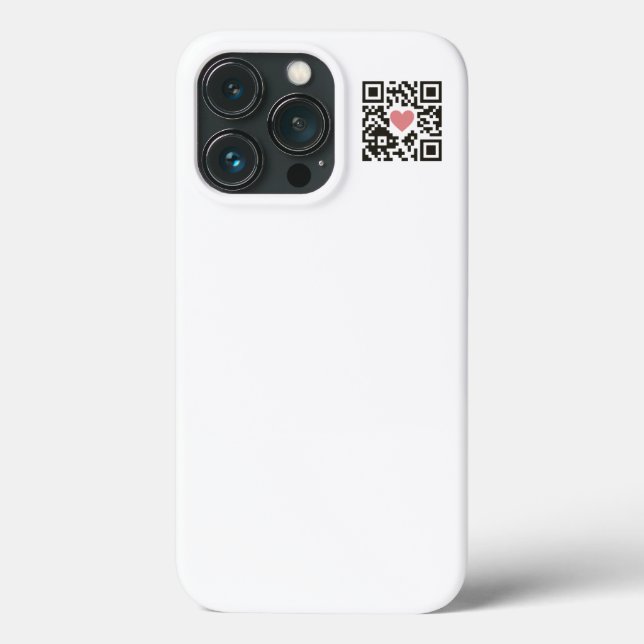 Coques Case-Mate iPhone QR Love Code (Verso)