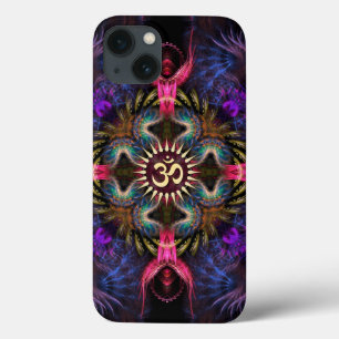 iPhone 13 Coque Quadra Anges Art Fractal Aum