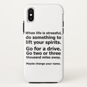 Case-Mate iPhone Case Quand la vie est stressante