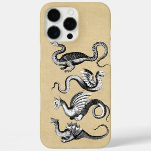 Coques iPhone 16 Pro Max Quatre Dragons Sepia