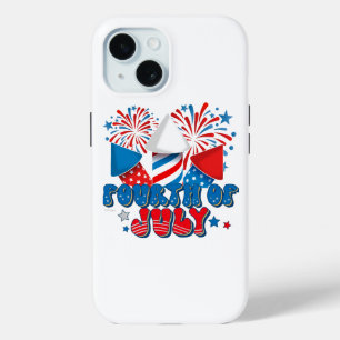Coque Pour iPhone 15 quatre juillet