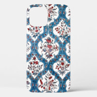 Quatrefoil coloré bohème floral