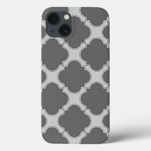 Case-Mate iPhone Case Quatrefoil dans les tons gris Coque-coque iphone M