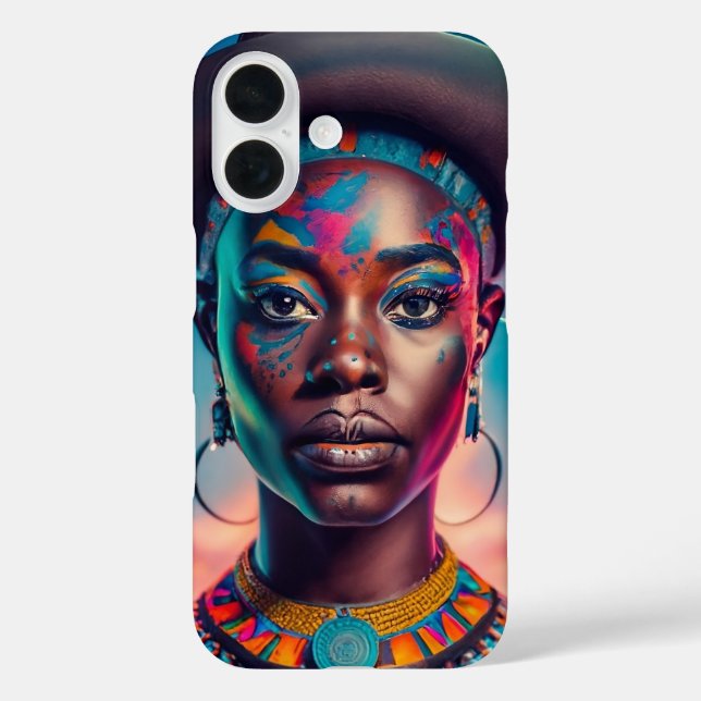 Coques Case-Mate iPhone Queen of Africa, Mois de l'histoire des Noirs (Verso)