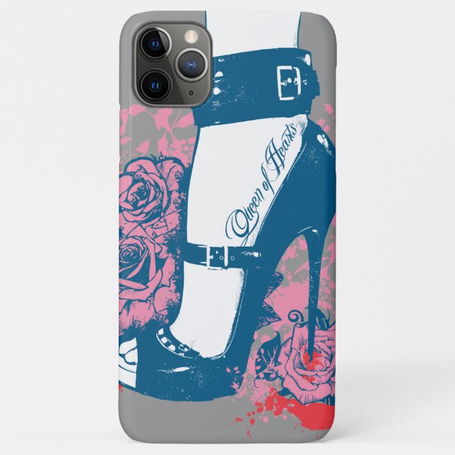 Coques Case-Mate iPhone Queen of hearts conception de chaussures pointue (Dos)