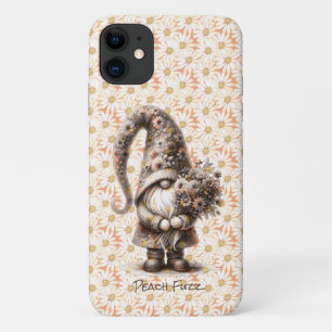 Case-Mate iPhone Case Quel gnome Peach Fuzz avec bouquet de fleurs
