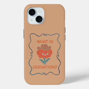Coque Pour iPhone 15 Quel œillet drôle de fleur de cowboy
