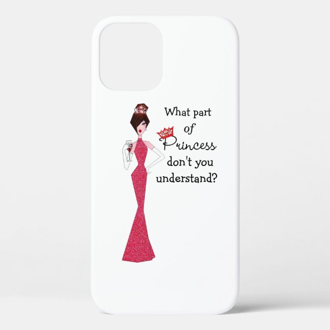 Coques Case-Mate iPhone Quelle partie de "Princesse" ne comprenez-vous pas (Verso)