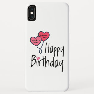Case-Mate iPhone Case Quelqu'un que j'aime est né aujourd'hui - Joyeux a