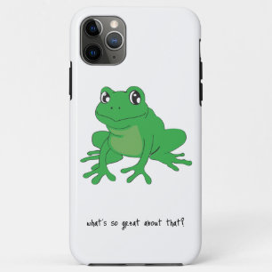 Case-Mate iPhone Case Qu'est-ce que c'est que cette grenouille sur un