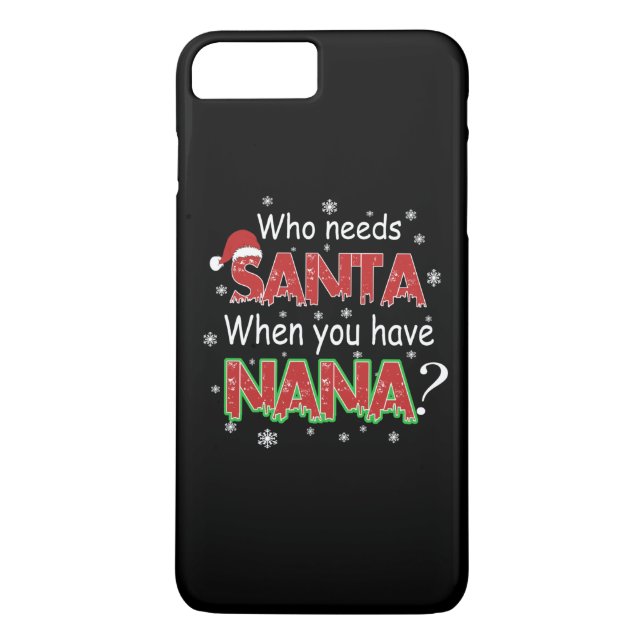 Coques Case-Mate iPhone Qui a besoin de Père Noël (Dos)