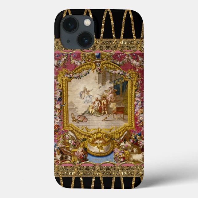 Coques Case-Mate iPhone Quichotte Romantique Baroque Girl VIII (Verso)