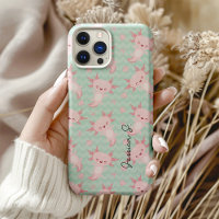 Quirky Kawaii Axolotl Motif