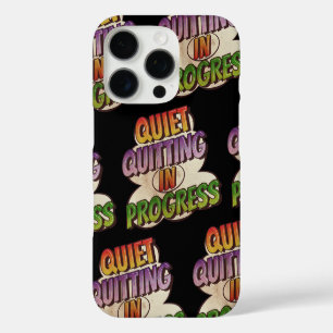Coques iPhone 16 Pro Quitter en cours Caricature de livre de bande dess