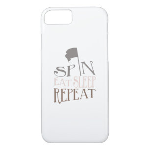 Case-Mate iPhone Case Quote Color Guard Spin Eat Sleep Répéter