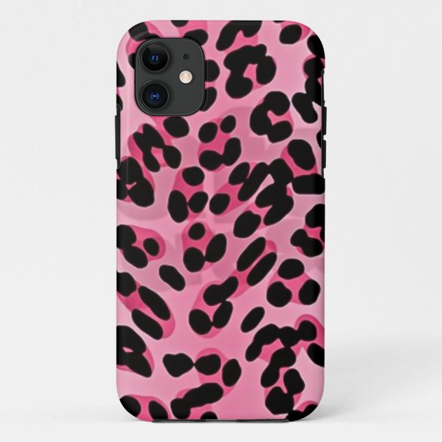 Coques Case-Mate iPhone RAB Rockabilly Pink Cheetah Imprimer (Dos)